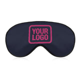 Custom Navy Pink Sleep Mask