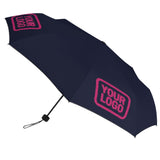 Custom Navy Pink Automatic Umbrella