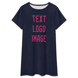 Custom Navy Pink Nachthemd