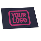 Custom Navy Pink Flag