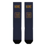 Custom Navy Khaki Knee-High Sock