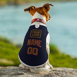 Custom Navy Khaki Pet Vest