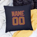 Custom Navy Khaki Pillowcase