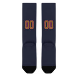 Custom Navy Khaki Knee-High Sock
