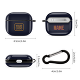 Custom Navy Khaki AirPods Case (3rd Generation)