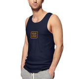 Custom Navy Khaki Men's Tank Top
