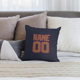 Custom Navy Khaki Pillowcase