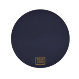 Custom Navy Khaki Round Table Cloth