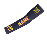 Custom Navy Light Yellow Arm Sleeve