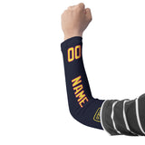 Custom Navy Light Yellow Arm Sleeve
