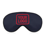 Custom Navy Red Sleep Mask