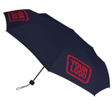 Custom Navy Red Automatic Umbrella