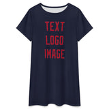 Custom Navy Red Nachthemd