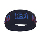 Custom Navy Sky Blue Sports headband