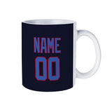 Custom Navy Sky Blue Mug