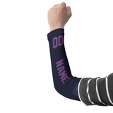 Custom Navy Sky Blue Arm Sleeve