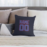 Custom Navy Sky Blue Pillowcase