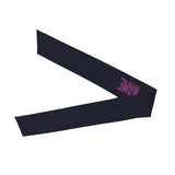 Custom Navy Light Purple Headband