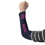 Custom Navy Light Purple Arm Sleeve