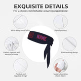 Custom Navy Light Purple Headband