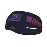 Custom Navy Light Purple Sports headband