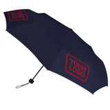 Custom Navy Crimson Red Automatic Umbrella