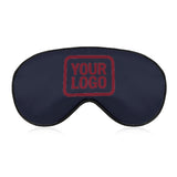 Custom Navy Crimson Red Sleep Mask
