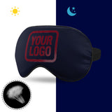 Custom Navy Crimson Red Sleep Mask