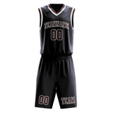 Custom Navy Crimson Red Basketball Set