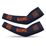 Custom Navy Orange Arm Sleeve