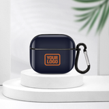 Custom Navy Orange AirPods Case (3rd Generation)