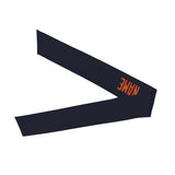 Custom Navy Orange Headband