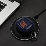 Custom Navy Orange AirPods Case (3rd Generation)