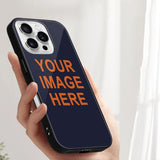 Custom Navy Orange Phone Case