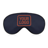 Custom Navy Coral Red Sleep Mask