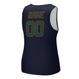 Custom Navy Green Men's Tank Top