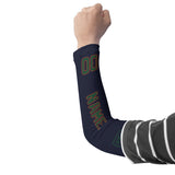Custom Navy Green Arm Sleeve
