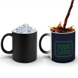 Custom Navy Green Magic Mug