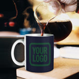 Custom Navy Green Mug