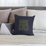 Custom Navy Green Pillowcase