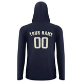 Custom Navy Cream UV-Hoodie