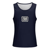 Custom Navy Cream Men's Tank Top