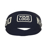 Custom Navy Cream Sports headband