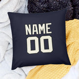 Custom Navy Cream Pillowcase