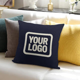 Custom Navy Cream Pillowcase