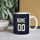 Custom Navy Cream Mug