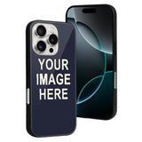 Custom Navy Cream Phone Case
