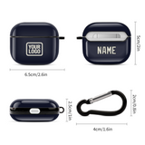 Custom Navy Cream AirPods Case (3rd Generation)