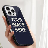 Custom Navy Cream Phone Case