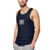 Custom Navy Cream Men's Tank Top
